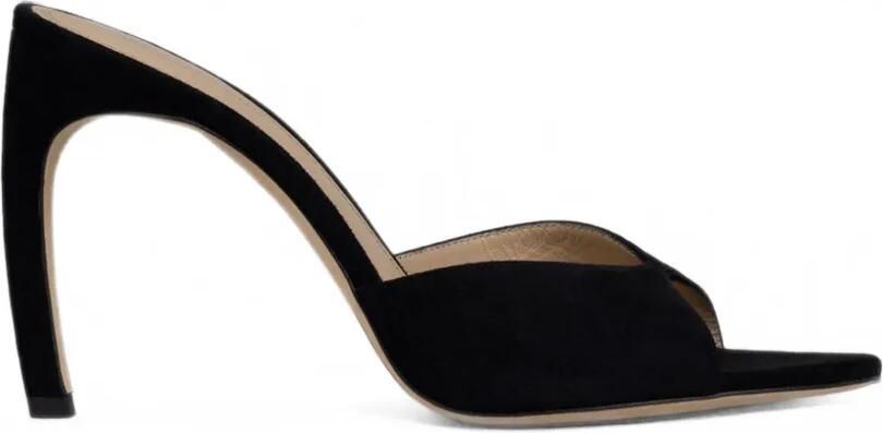 Victoria Beckham Harlow muiltjes met open neus Zwart