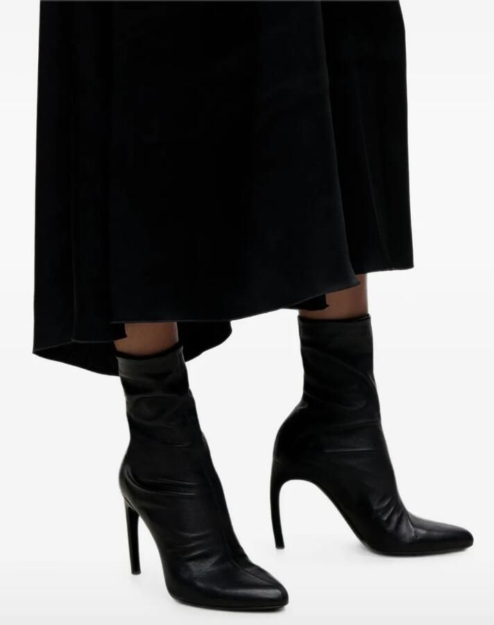 Victoria Beckham Harlow stretch enkellaarzen Zwart - Foto 2