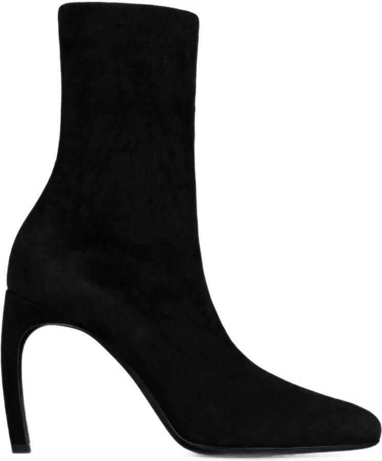 Victoria Beckham Harlow stretch suède laarzen Zwart