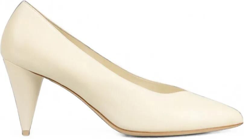 Victoria Beckham Maverick leren pumps Beige
