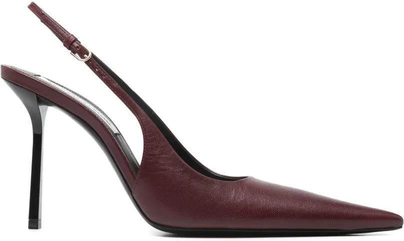Victoria Beckham Slingback pumps met puntige neus Rood