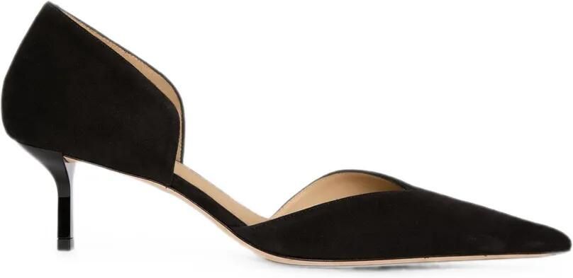 Victoria Beckham Victoria Angle D'Orsay pumps met hak Zwart