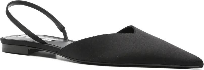 Victoria Beckham Victoria satijnen pumps Zwart - Foto 3