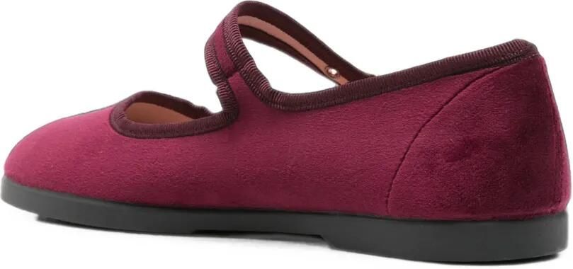 Victoria Ballerina's met gespbandje Rood - Foto 3