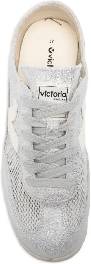 Victoria Leren sneakers Grijs - Foto 3