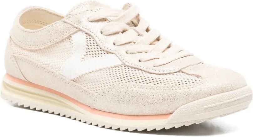 Victoria Saturn sneakers met geperforeerde details Goud - Foto 2