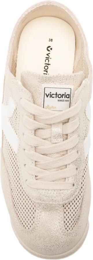 Victoria Saturn sneakers met geperforeerde details Goud - Foto 4