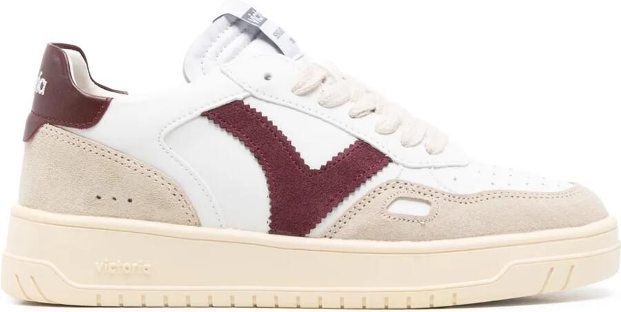 Victoria Sneakers met V-patroon Wit
