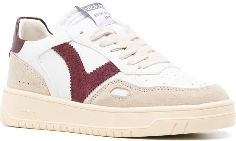 Victoria Sneakers met V-patroon Wit - Foto 3
