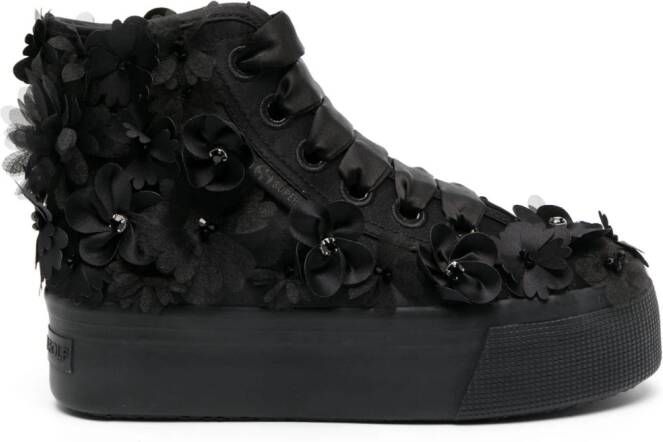 Viktor & Rolf x Superga high-top sneakers Zwart