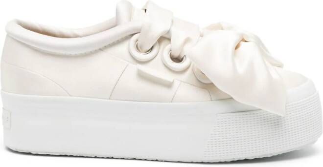 Viktor & Rolf Sneakers met strikdetail Beige