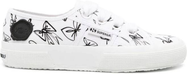 Viktor & Rolf x Superga canvas sneakers Wit