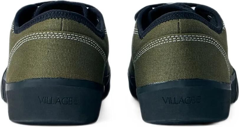 Village PM canvas rubber-cap sneakers Groen - Foto 2