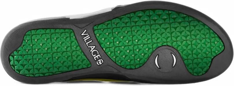 Village PM grained leather sneakers Geel - Foto 5
