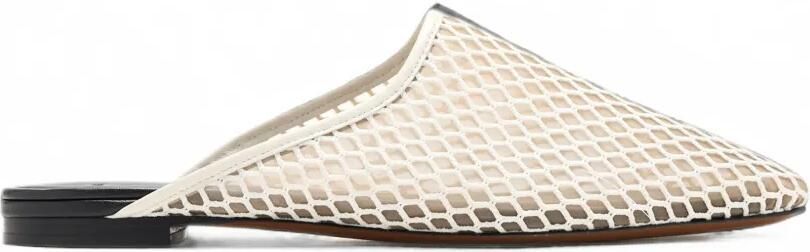 Vince Dakota platte muiltjes met mesh Wit