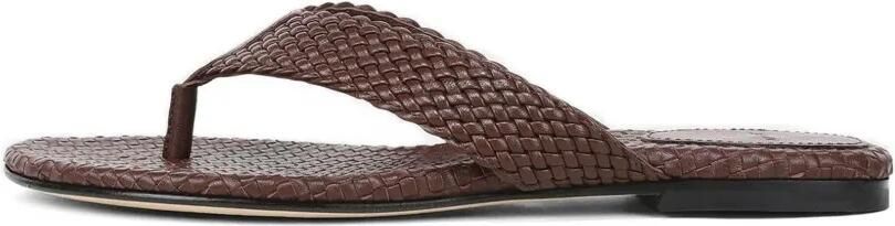 Vince Lotus geweven sandalen Bruin