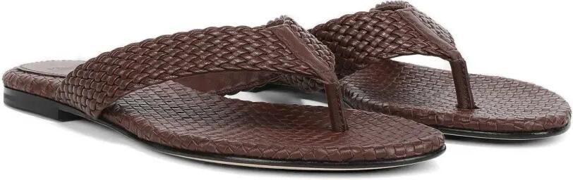 Vince Lotus geweven sandalen Bruin - Foto 4
