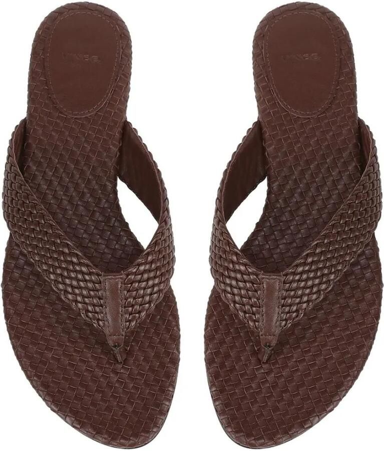 Vince Lotus geweven sandalen Bruin - Foto 2