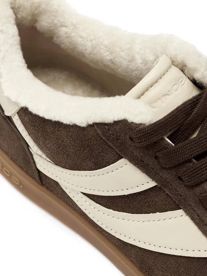 Vince Oasis sherling sneakers Bruin - Foto 2