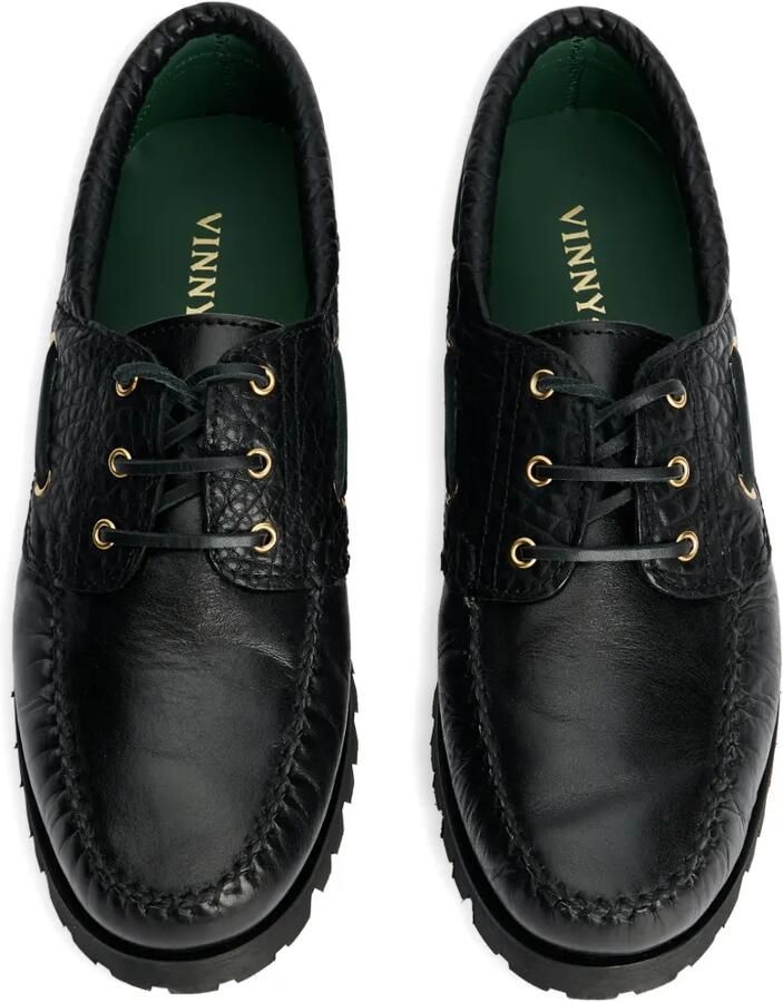 VINNY'S Aztec bootschoenen met krokodillen-reliëf Zwart - Foto 2