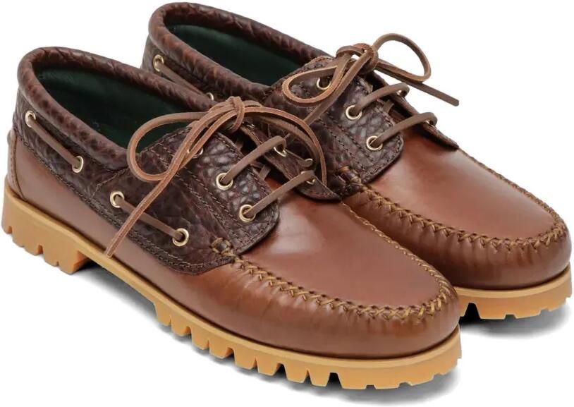 VINNY'S Aztec bootschoenen van bewerkt leer Bruin