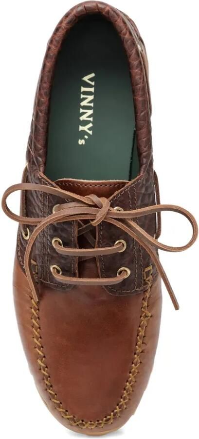 VINNY'S Aztec bootschoenen van bewerkt leer Bruin - Foto 4