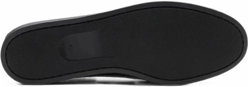VINNY'S Boatman Bay snake-effect leather boat shoes Rood - Foto 5