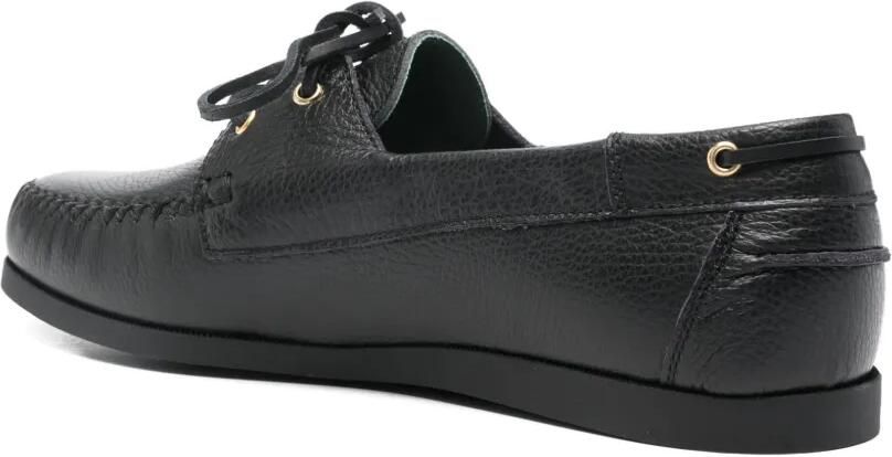VINNY'S Boatman bootschoenen met veters Zwart - Foto 2