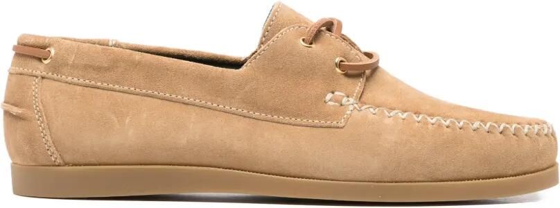 VINNY'S Bootschoenen met ronde neus Beige
