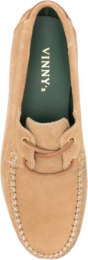 VINNY'S Bootschoenen met ronde neus Beige - Foto 4
