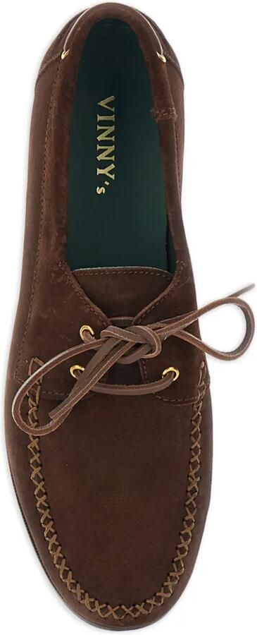 VINNY'S Loafers met ronde neus en veters Bruin - Foto 2