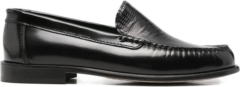 VINNY'S Loafers met textuur Zwart