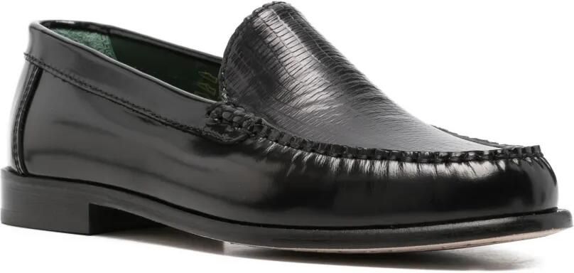 VINNY'S Loafers met textuur Zwart - Foto 2
