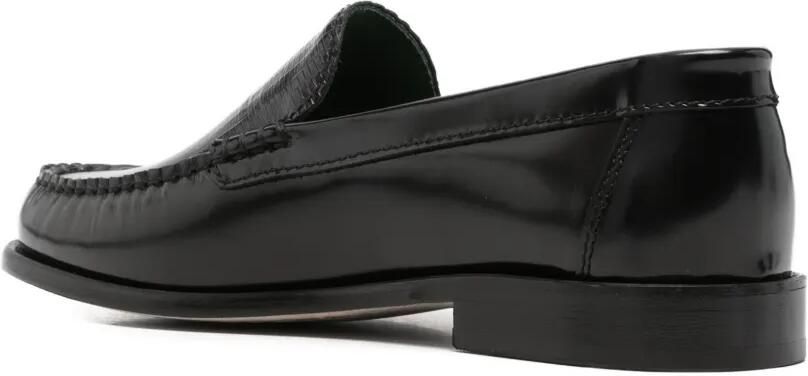 VINNY'S Loafers met textuur Zwart - Foto 3
