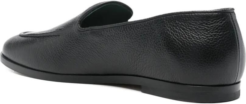 VINNY'S Marcel loafers van bewerkt leer Zwart - Foto 3