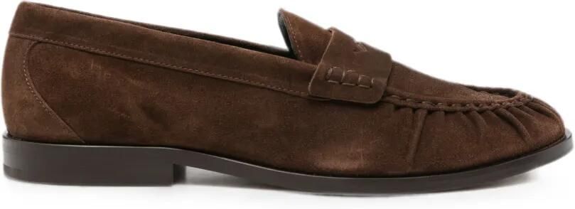 VINNY'S Suède loafers Bruin
