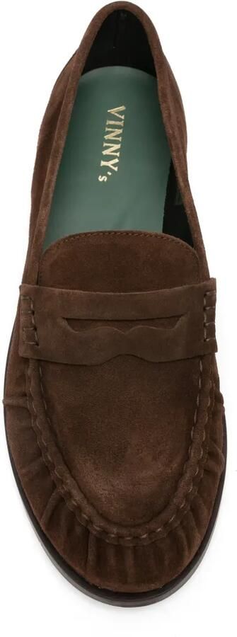 VINNY'S Suède loafers Bruin - Foto 3