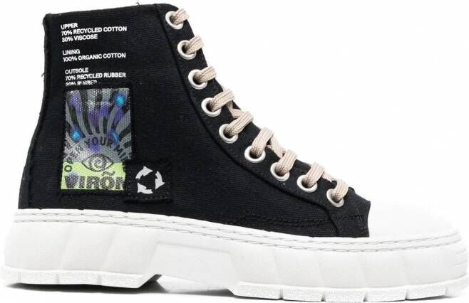Virón 1982 Techno sneakers Zwart