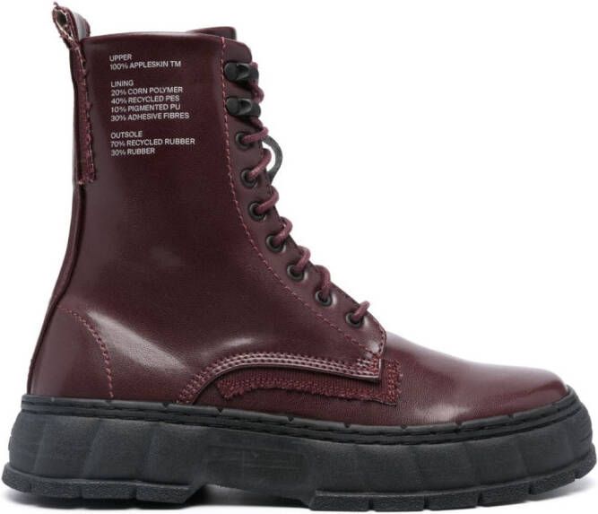 Virón 1992 combat boots Rood