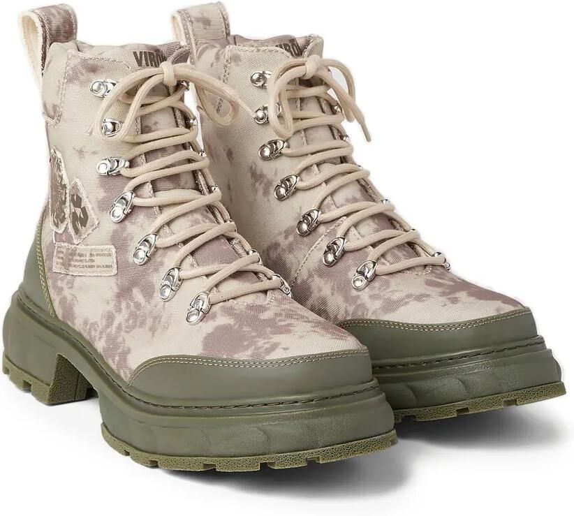 Virón Laarzen met camouflage- en logoprint Groen - Foto 3