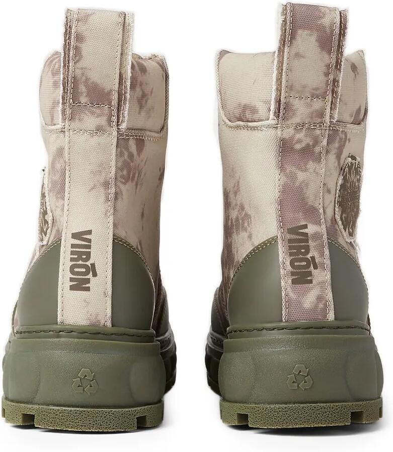 Virón Laarzen met camouflage- en logoprint Groen - Foto 2