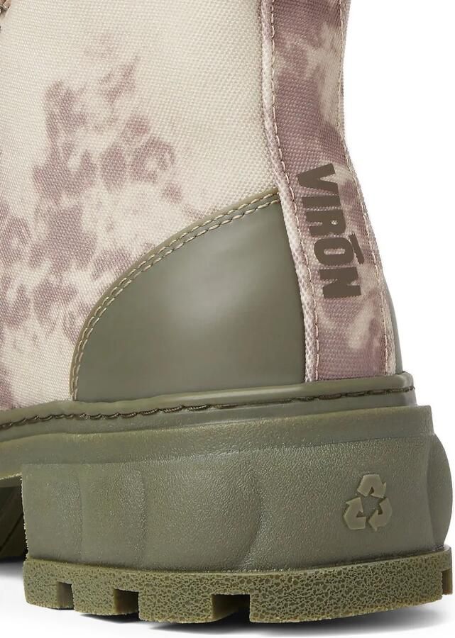 Virón Laarzen met camouflage- en logoprint Groen - Foto 4
