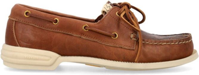 Visvim Americana leather lace-up shoes Bruin