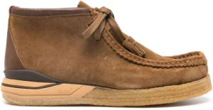 Visvim Beuys Trekker-Folk suède laarzen Bruin