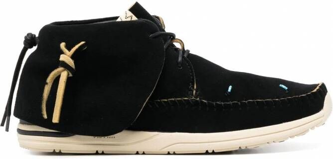 Visvim Enkellaarzen met veters Zwart