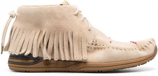 Visvim FBT Shaman Folk laarzen Beige
