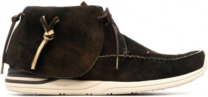 Visvim Vetersneakers met franje Bruin