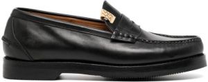 Visvim Leren Oxford loafers Zwart