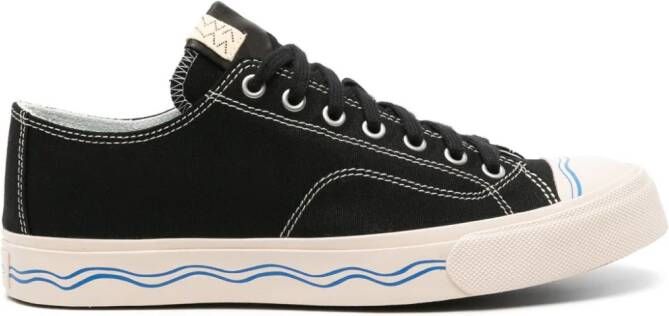 Visvim Skagway Lo canvas sneakers Zwart