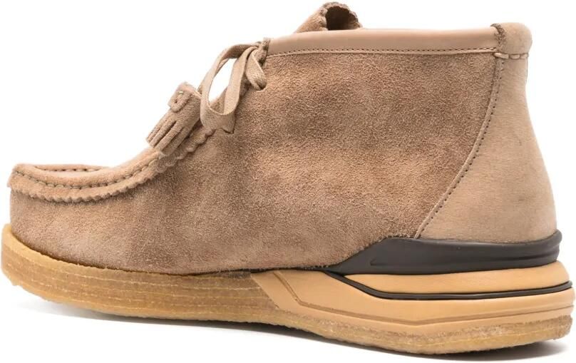 Visvim Beuys Trekker-Folk moc boots Beige - Foto 3